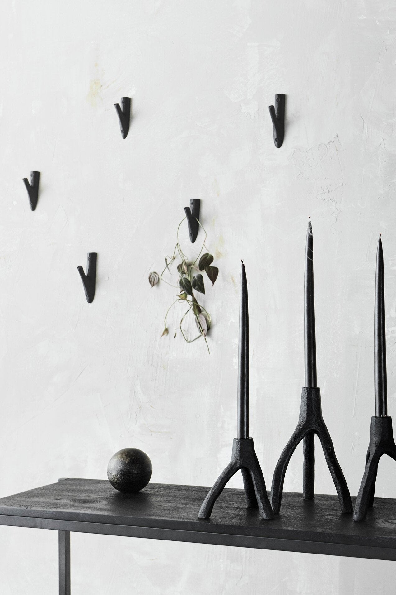 Aion knage stor, 3 stk - Sort